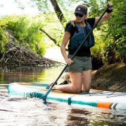 Antigua 106 Inflatable Paddle Board -Kayak Equipment Store Antigua10610 6inflatablepaddleboardlifestyle3 pelicanpaddleboard