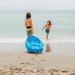 Pelican Sport Combo - 2 Solo Kids Kayaks With Paddles - Yellow/Blue -Kayak Equipment Store Combo Solo Bleu Poignee LS1