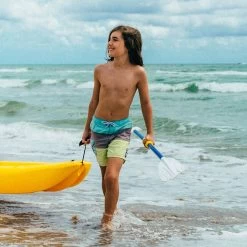 Pelican Sport Combo - 2 Solo Kids Kayaks With Paddles - Yellow/Blue -Kayak Equipment Store Combo Solo Jaune Bleu Poignee LS2