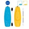 Pelican Sport Combo - 2 Solo Kids Kayaks With Paddles - Yellow/Blue -Kayak Equipment Store Combo Solo Jaune Bleu Poignee TOP